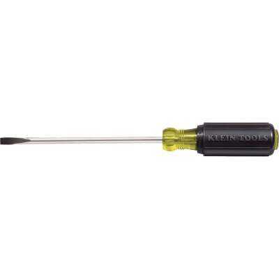 Klein 1/4 In. x 6 In. Cabinet-Tip Slotted Screwdriver